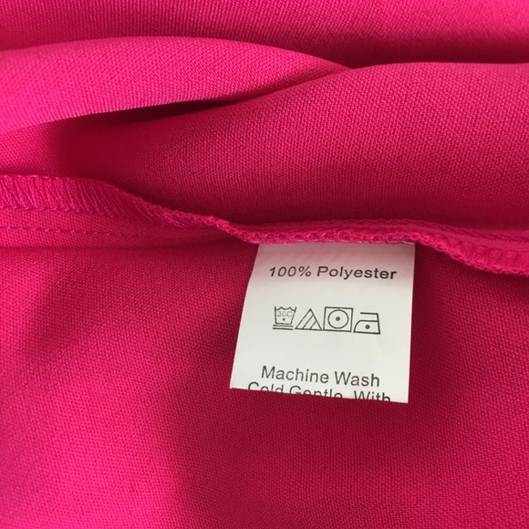 NWT Hot Pink Summer Dress. Size XL - Picture 5 of 6